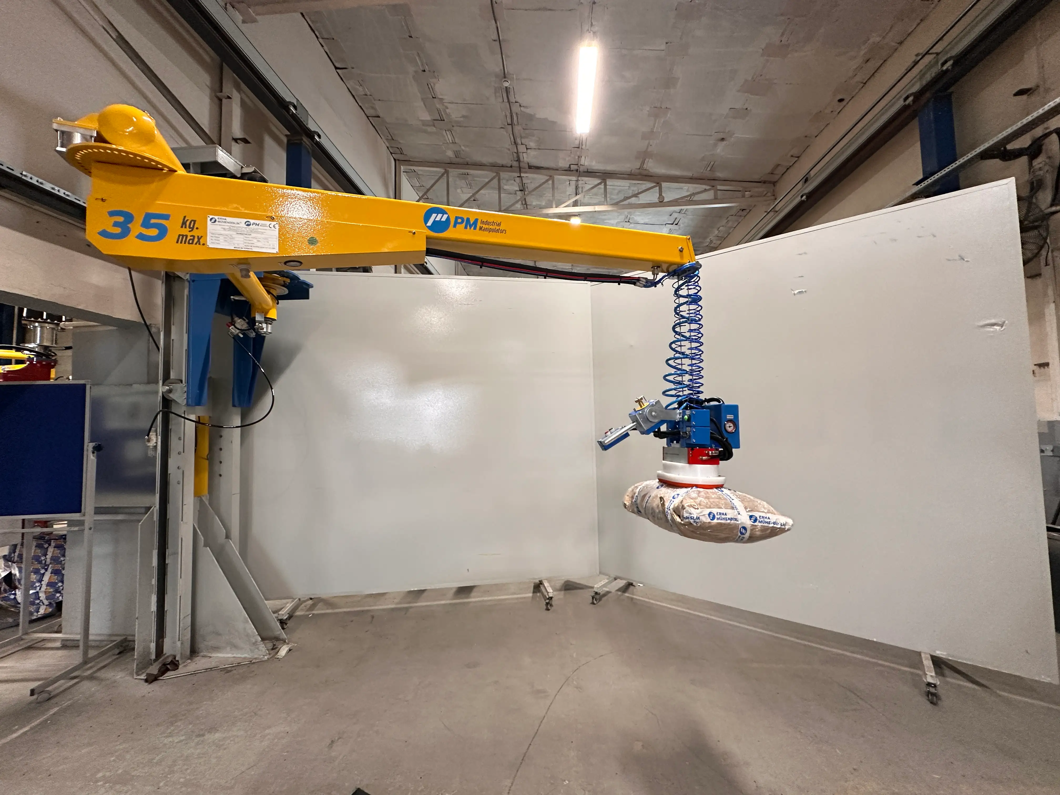 Pneumatic Magnet Handling
